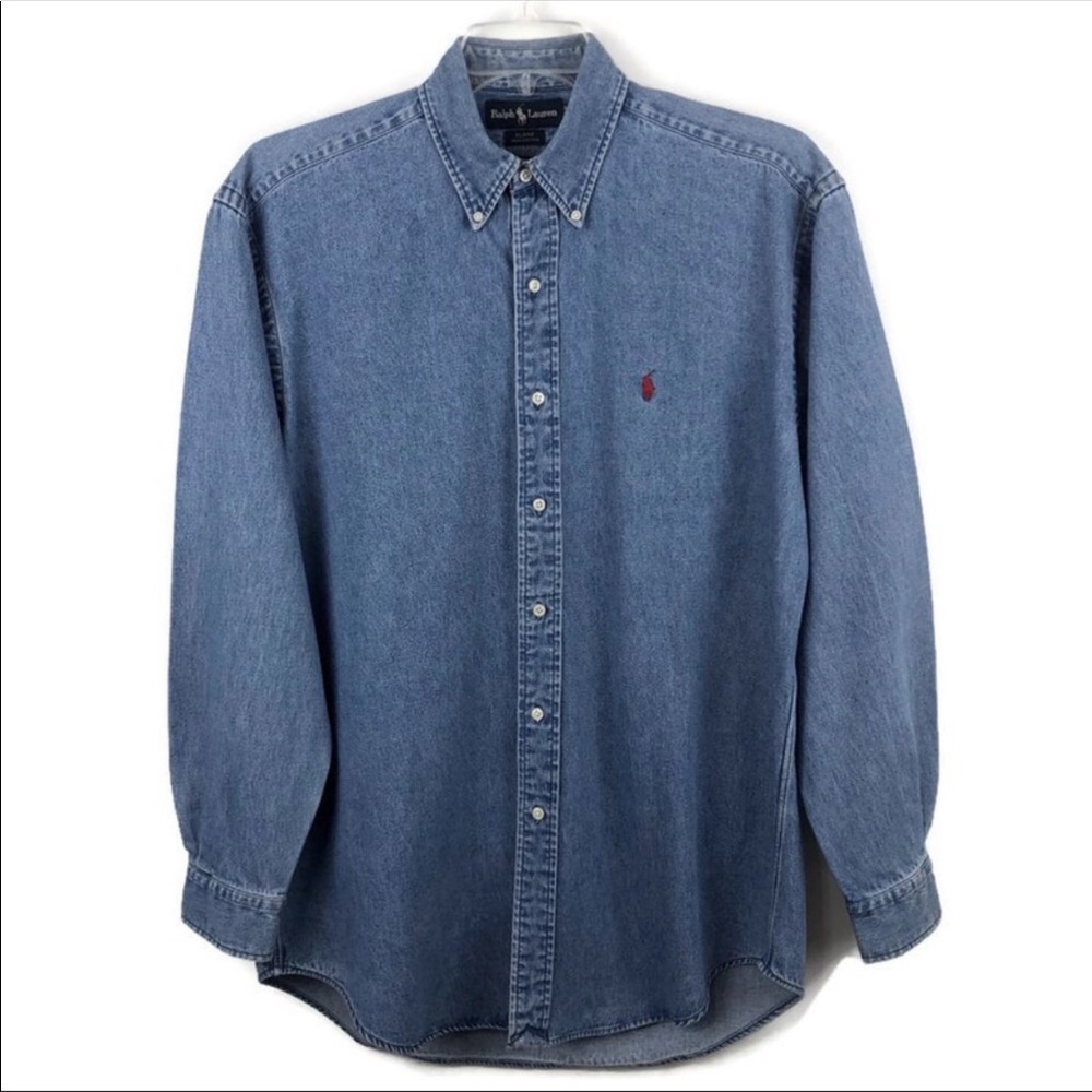 VTG Ralph Lauren Blaire Men's Denim Shirt M